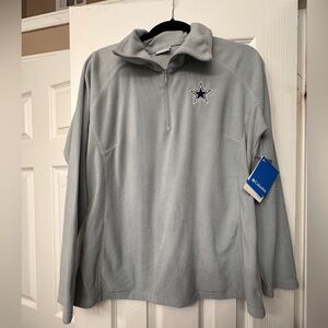 Columbia women’s Light Gray Zip-Up Sweater